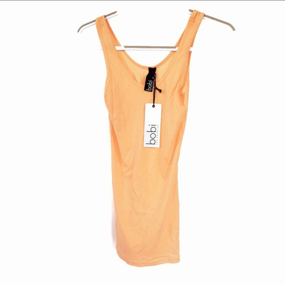 Bobi Los Angeles Size S Mango Orange Tank Top NWT